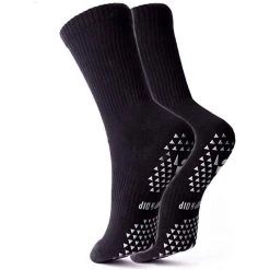 PULLUP & DIP Anti-Rutsch Sportsocken Schwarz, 1 Paar