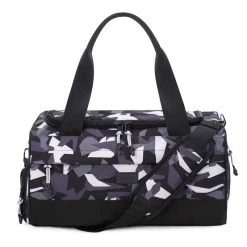 VOORAY Boost Duffel 22L - 43,2 Cm -Große Sporttasche Mit Schuhfach (Geometric Camo)