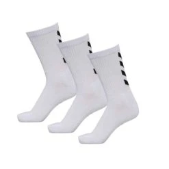 Hummel Handball Socken - Fundamental 3-Pack Sock Weiss