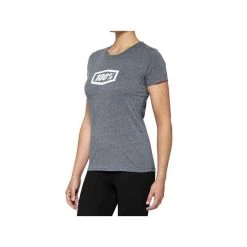 100% Icon Womens T-Shirt - Heather Grey