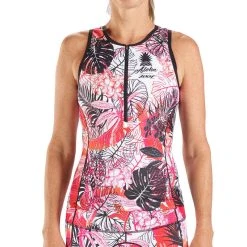 Kurzarm Trikot Damen Triathlon Sport Tank Style Ali'i ZOOT
