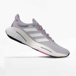Laufschuhe Damen Adidas - Solar Glide 6 Grau