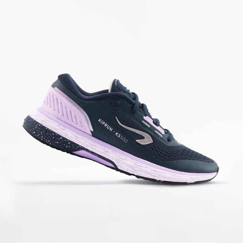 Laufschuhe Damen - Kiprun KS500 Blau/rosa