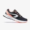 Kalenji Laufschuhe Damen - Run Active Grip Grau/koralle