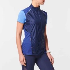 Laufweste Kiprun Light Damen Marineblau