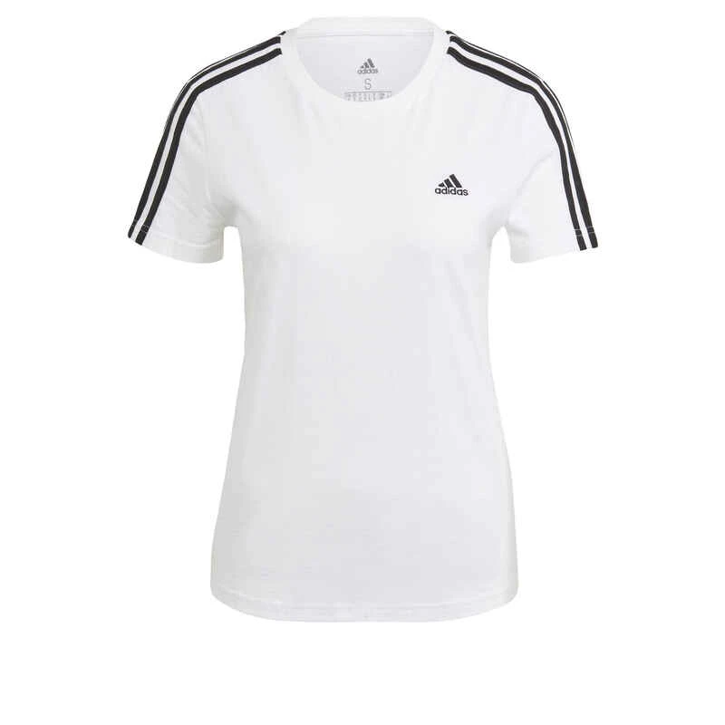 ADIDAS LOUNGEWEAR Essentials Slim 3-Streifen T-Shirt - Image 3