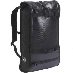 Oxelo Rucksack Skate BG500 Rolltop 25 Liter Schwarz