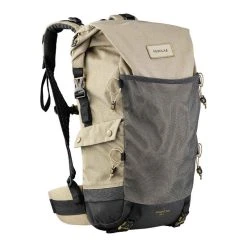 Forclaz Rucksack Wüstentrekking Desert 900 Belüftung Sandschutz 30 Liter Beige