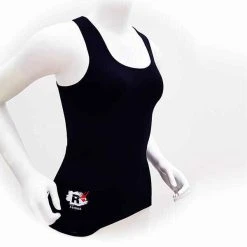R-EVENGE Tanktop Q-Skin Damen Technisches Fitness Schwarzes