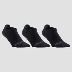 Artengo Tennissocken Low 3er-Pack - RS 160 Schwarz
