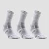 Artengo Tennissocken RS 560 High 3er-Pack Weiss/grau