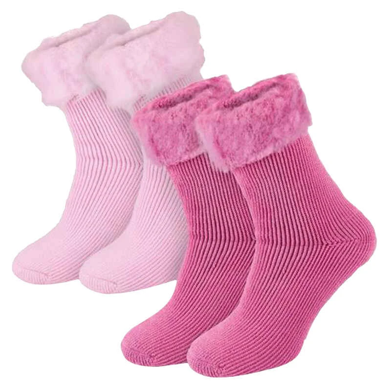 TARJANE Thermosocken 2er Set 'fleecy' | Damen | Rosa - Image 3