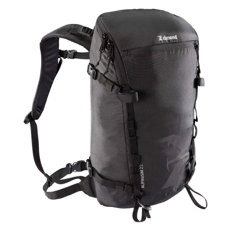 Simond Tourenrucksack Alpinism 22 Liter Schwarz