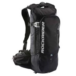 Rockrider Trinkrucksack MTB ST 900 12 l/2 l Wasser Schwarz