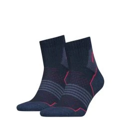 Head Wandersocken Unisex Hiking Knöchelsocken (2er-Pack) Rosa/Blau