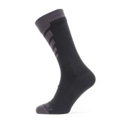 Sealskinz Waterproof Warm Weather Mid Length - Schwarz
