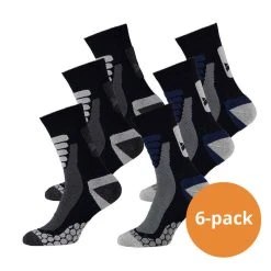 XTREME SOCKSWEAR Xtreme Wandersocken 6er-Pack Multi Blau