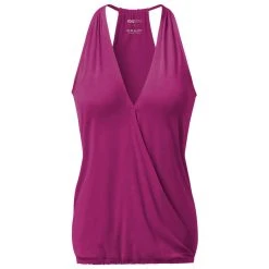 YOGISTAR Yoga-Racerback V-Neck "ala" - Raspberry